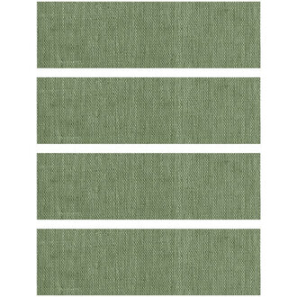 Florart Barbury Weave Stair Tread Color: Sage (Set of 4)