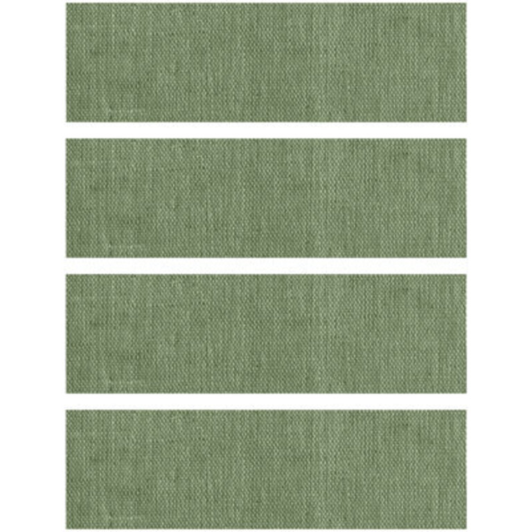 Florart Barbury Weave Stair Tread Color: Sage (Set of 4)