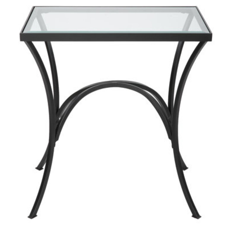 Deaglan Glass End Table