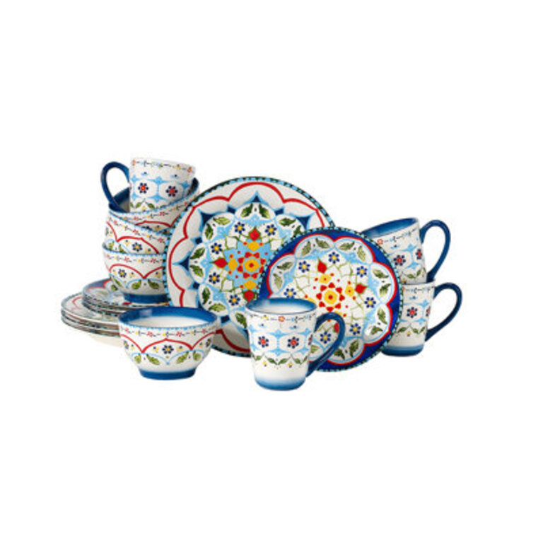 16 Piece Dinnerware Set, Service for 4