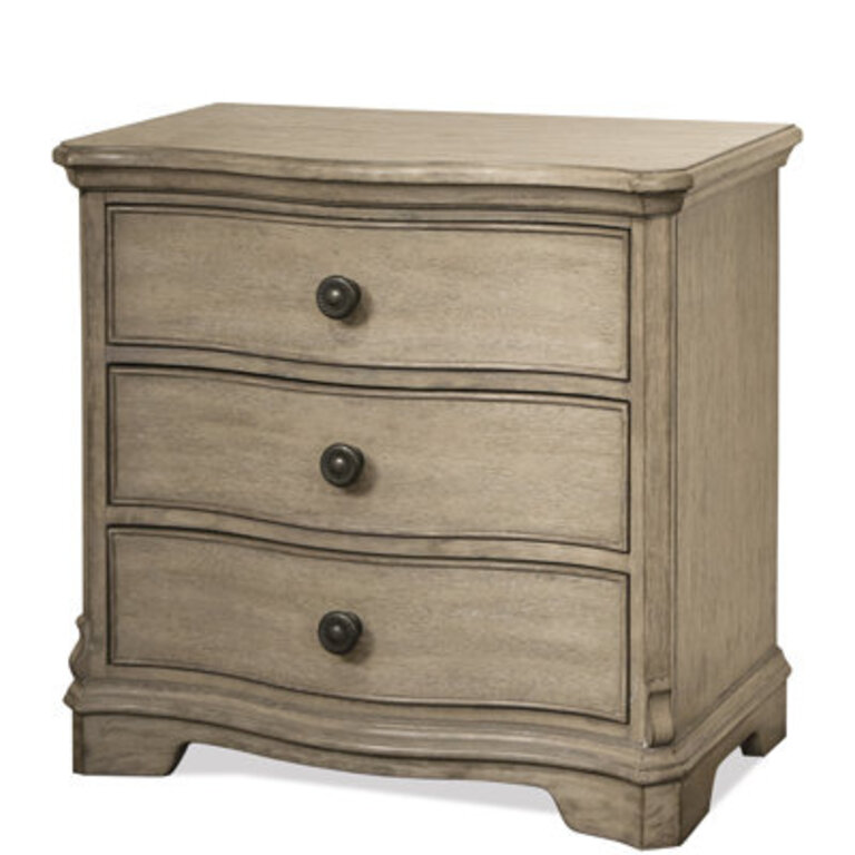 Troutt 3 Drawer Bachelor's Chest in Gray