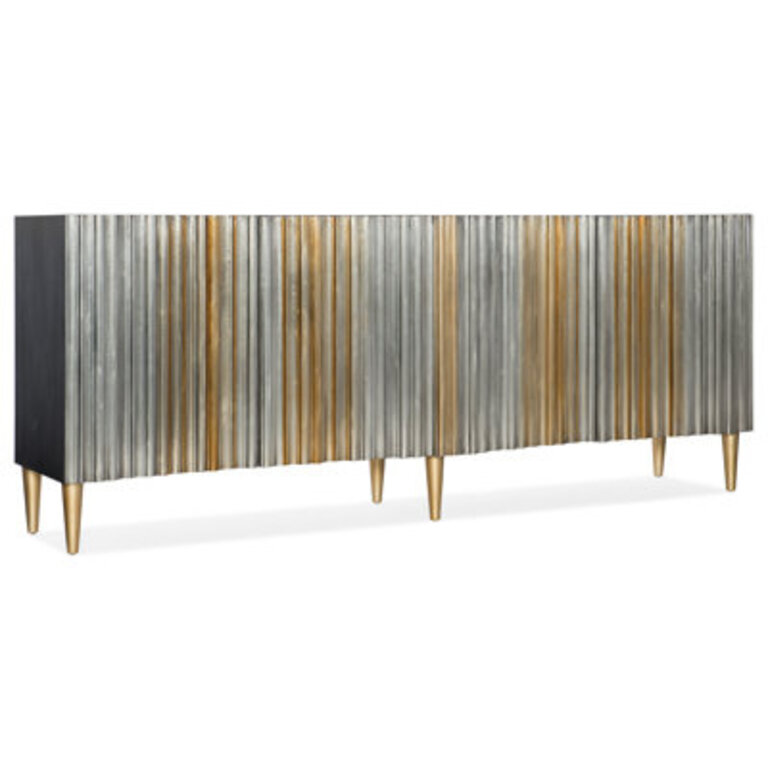 Melange 92" Wide Wood Sideboard