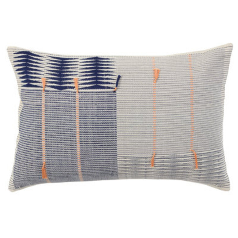 Erma Kincer Tribal Rectangular Cotton Pillow Cover & Insert Fill Material: Down