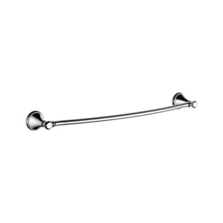 Cassidy 24" Wall Mounted Towel Bar Finish: Chrome
