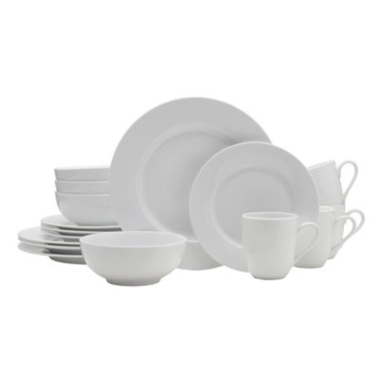 Max Classic 16-Piece Porcelain Dinnerware Set, Service for 4