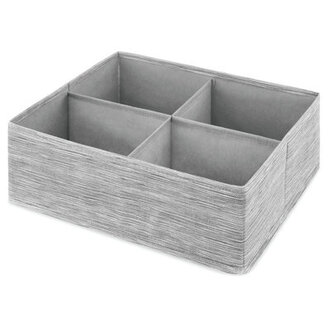 Dotted Line™ 4-Section Drawer Organizer