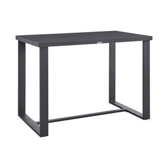 Elza Metal 6 - Person Rectangle Dining Table