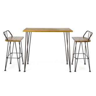 Loya Outdoor Bar Chairs Only Set of 2