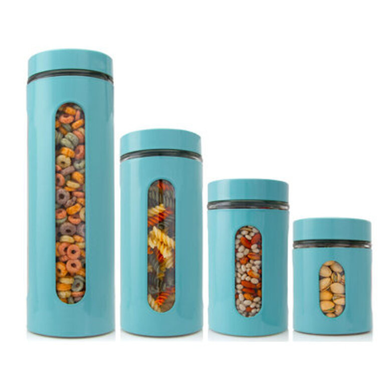 Sclafani Dry 4 Container Food Storage Set