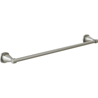 Stryke 24 in. Wall Mount Towel Bar Bath Hardware Accessory Finish: Stainless Steel