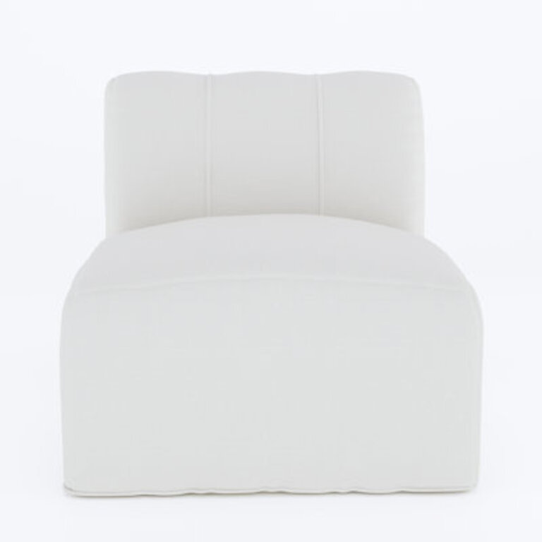 Praia Patio Chair Color: Canvas Black Sunbrella® Canvas
