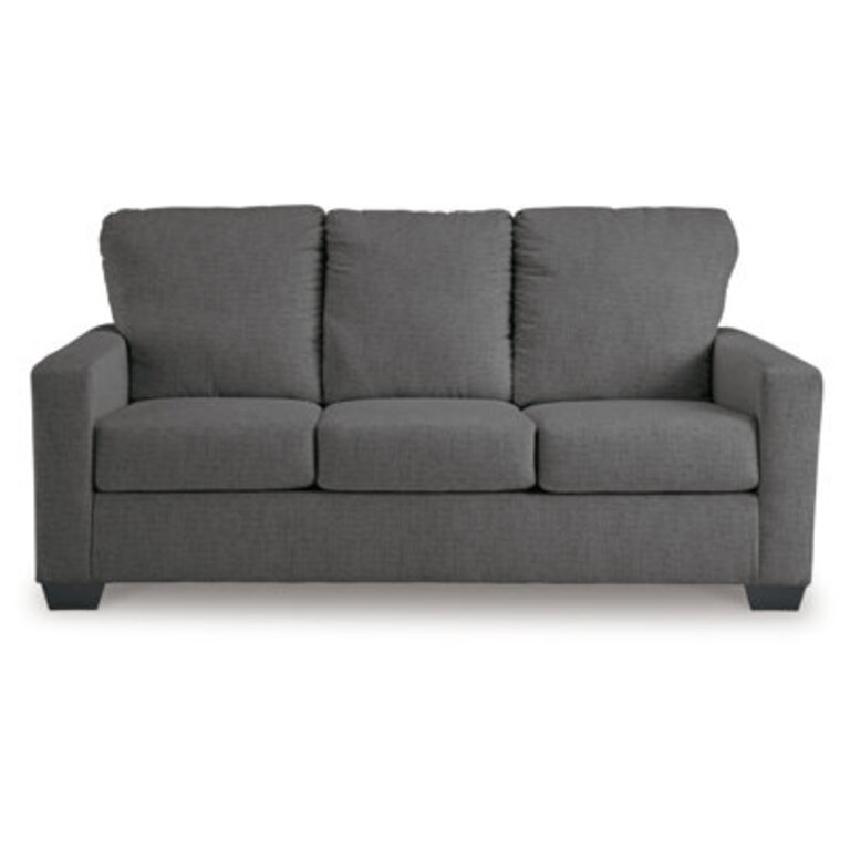 Clorene Square Arm Sofa Bed Fabric: Gray 100% Polyester, Size: 39" H x 76" W x 40" D