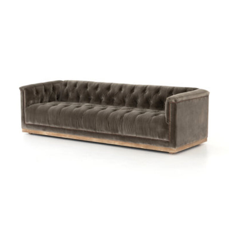 Byer 95" Tuxedo Arm Sofa Fabric: Sapphire Birch