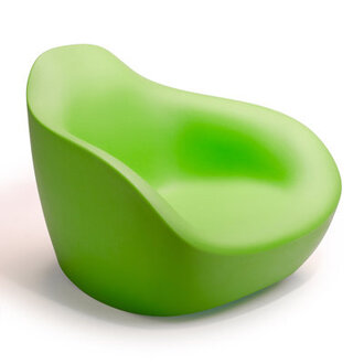 Lounge Chair Leg Color: Green