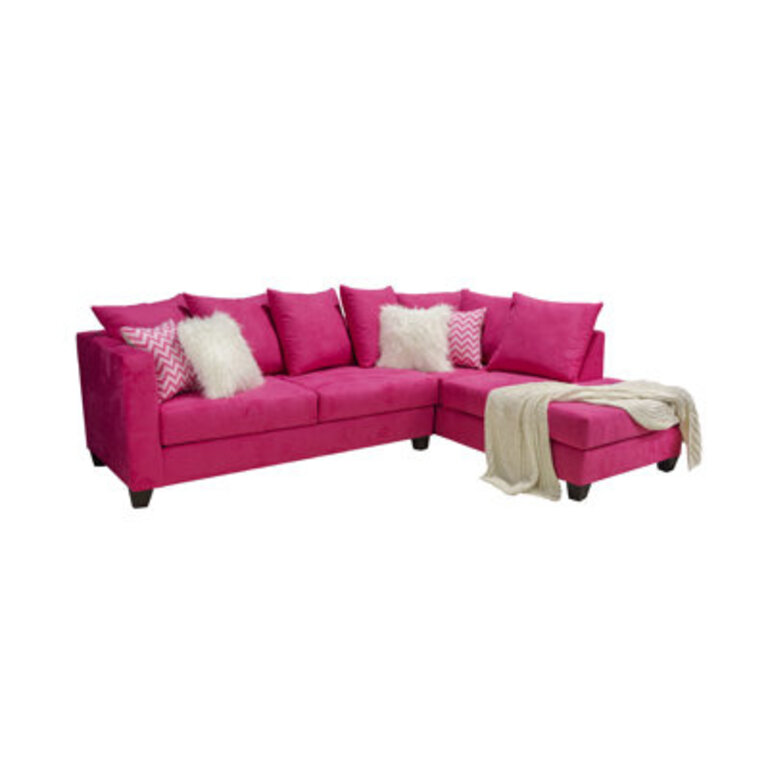 Tia Corner Chaise Only Microsuede