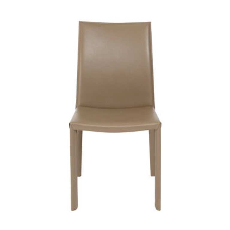 Gilson Upholstered Side Chair Upholstery Color: Taupe