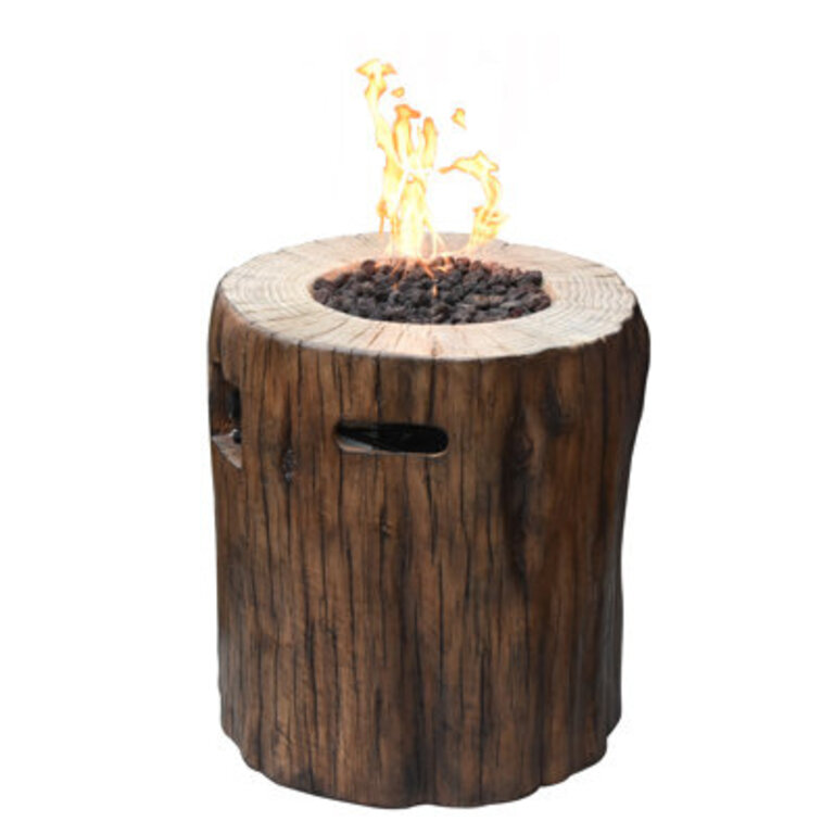 Gothenburg Fire Table with Propane assembly Finish: Natural, Size: 28" H x 26" W x 26" D