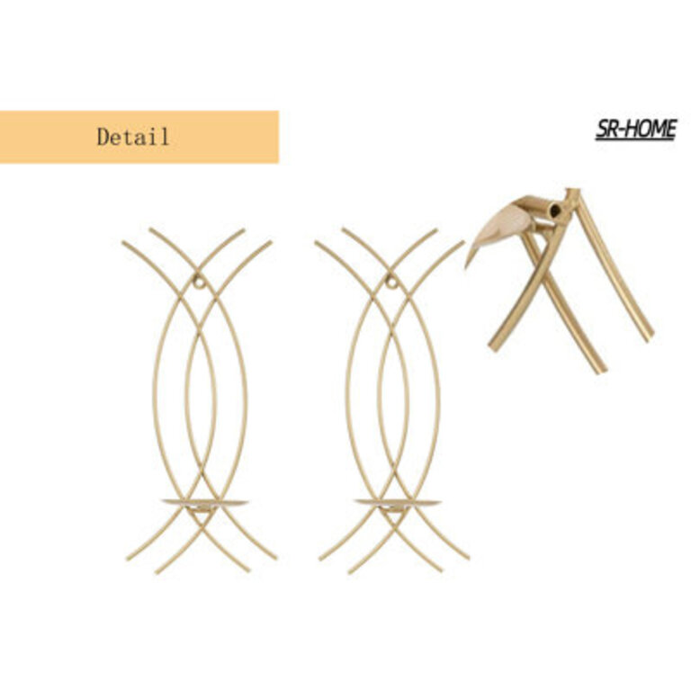 Wall Sconce Candle Holder Wall-Mount Metal Candle Holders Hanging Iron Wall Candle Sconce Holder Hanging Art Home Decoration