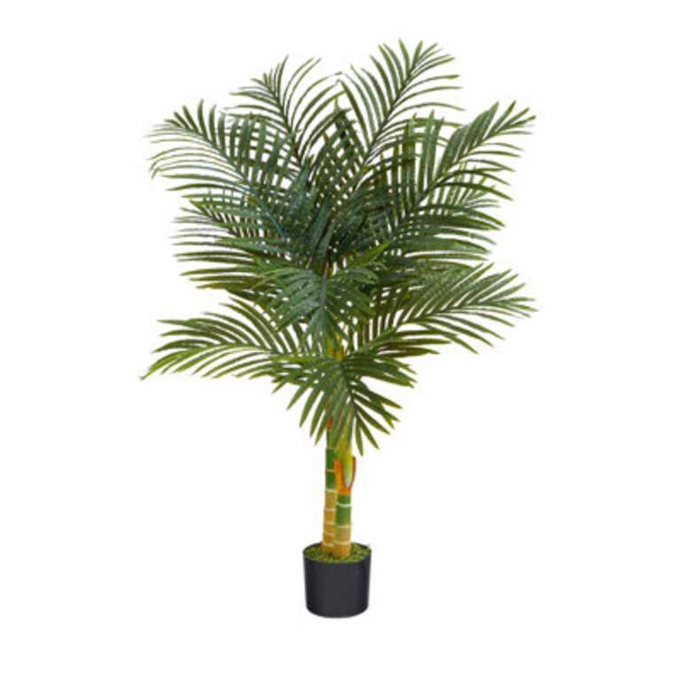 Artificial Palm Tree in Planter Size: 48" H x 16" W x 16" D