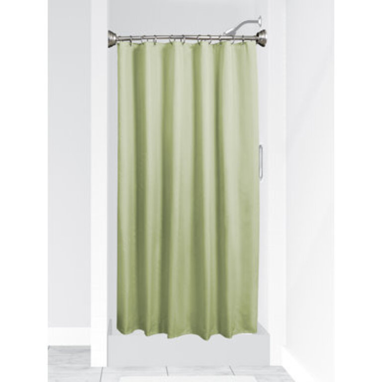 Zenna Home 40" Neverrust Rustproof Dual Mount Curved Stall Shower Rod Finish: Brushed Nickel