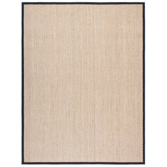 Hervey Bay Natural/Black Area Rug Rug Size: Rectangle 6' x 9'