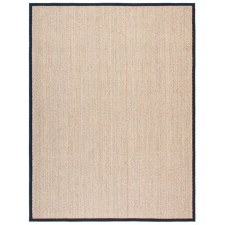 Hervey Bay Natural/Black Area Rug Rug Size: Rectangle 6' x 9'
