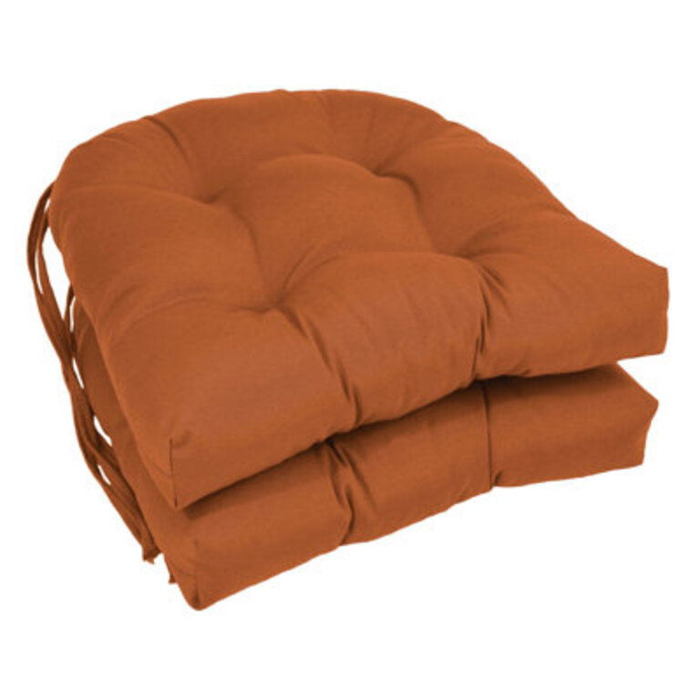 IndoorDining Chair Cushion Color: Spice