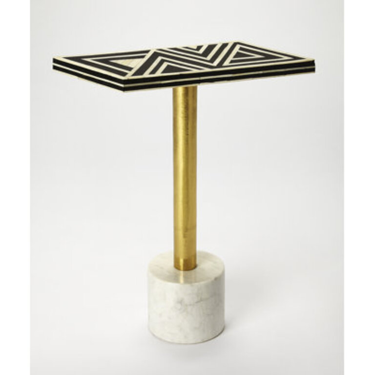 Bellevue Bone Inlay End Table