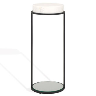 Jennibelle Marble And Mirror Drink Table