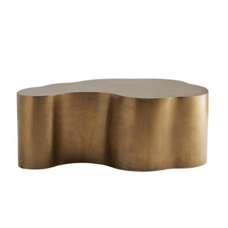 Meadow Coffee Table Color: Antique Brass