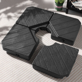 Learoy Heavy-Duty Patio Umbrella Base Plastic Free Standing Umbrella Base