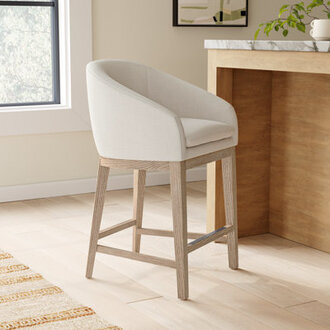 Bethea Rounded Back Counter Stool