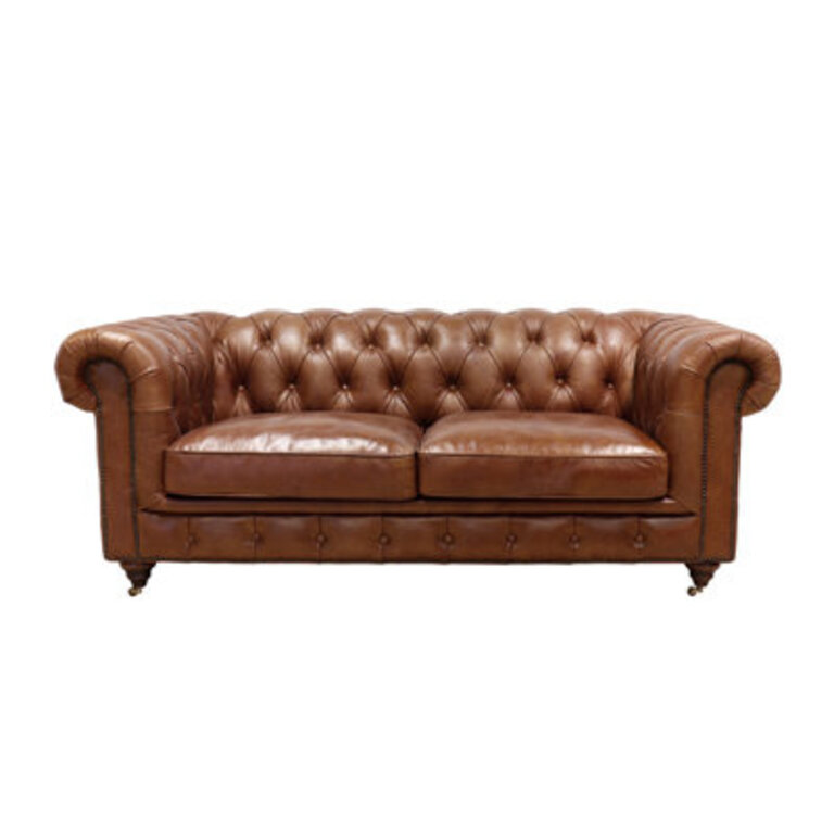 Leather Loveseat