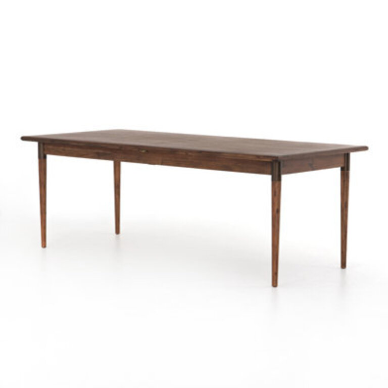 Yanely Extendable Acacia Solid Wood Top Dining Table