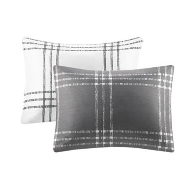 Pike Plaid Reversible Comforter Set