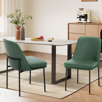 Fabric Upholstered Parsons Side Chair Dining Chair