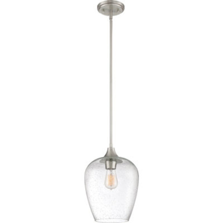 Shropshire 1 - Light Brushed Nickel Single Pendant