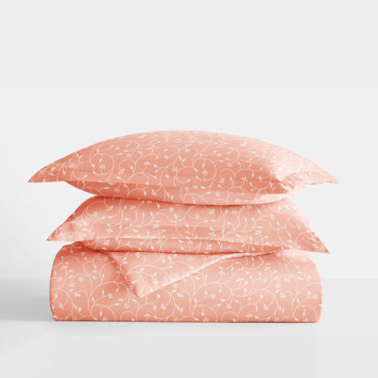 Home Pink Buds Pattern Duvet Cover Set