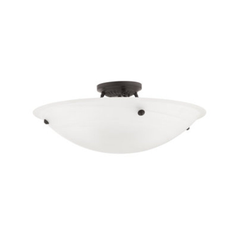 Aneudi Glass Semi Flush Mount
