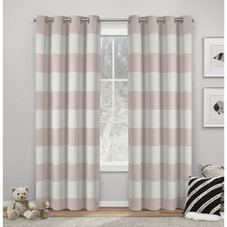 Julie Polyester Room Darkening Curtain Pair