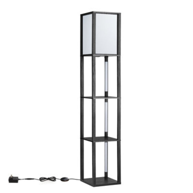 Catara 642 Black LED Dimmable Column Floor Lamp