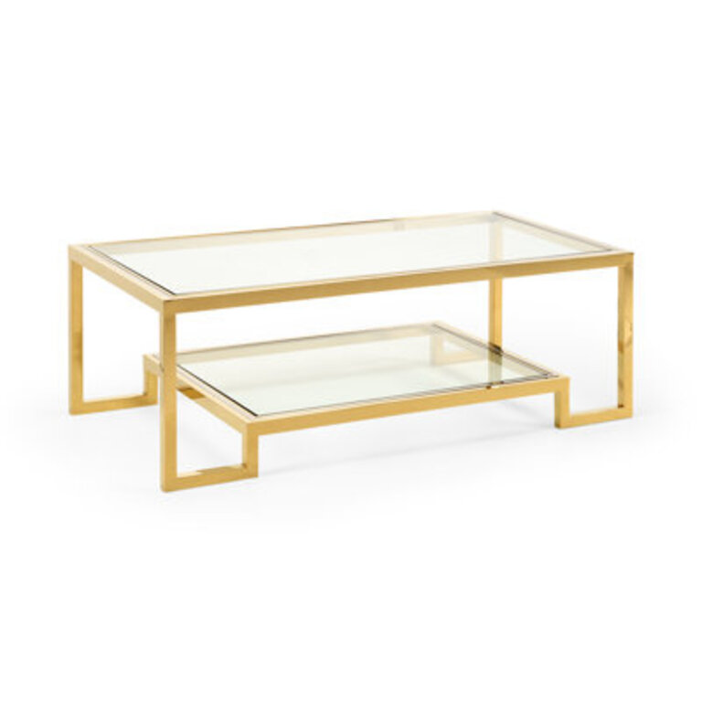 Dasher Glass Top Coffee Table