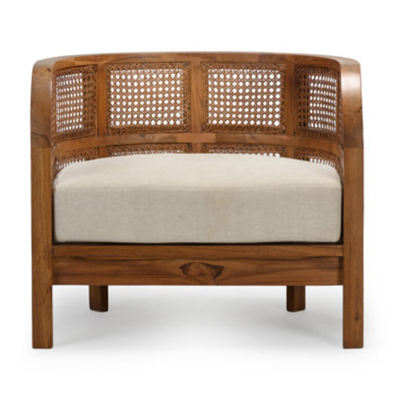 Delmer Upholstered Barrel Chair