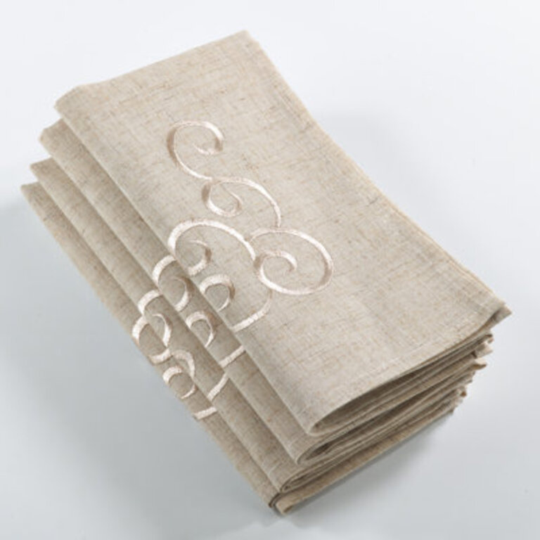 Adelline Embroidered Square Napkin