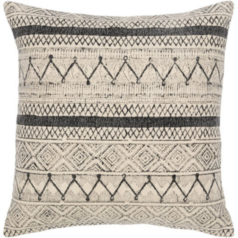 Zetta Geometric Cotton Throw Pillow