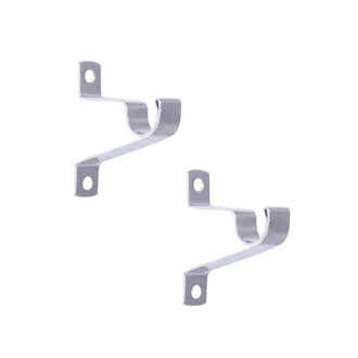 Wayfair Basics Mounting Bracket Set for 716 Diameter Curtain Rods 34 Clearance