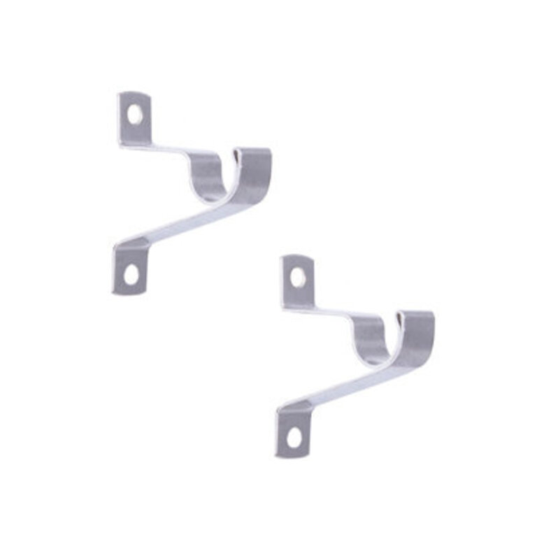 Wayfair Basics Mounting Bracket Set for 716 Diameter Curtain Rods 34 Clearance
