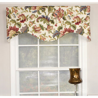 Noblesse Scalloped Seales 50 Window Valance