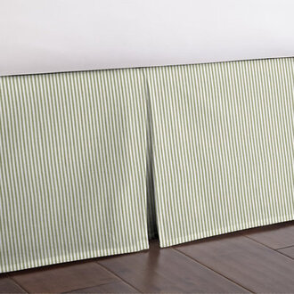 Ticking Stripe Bed Skirt
