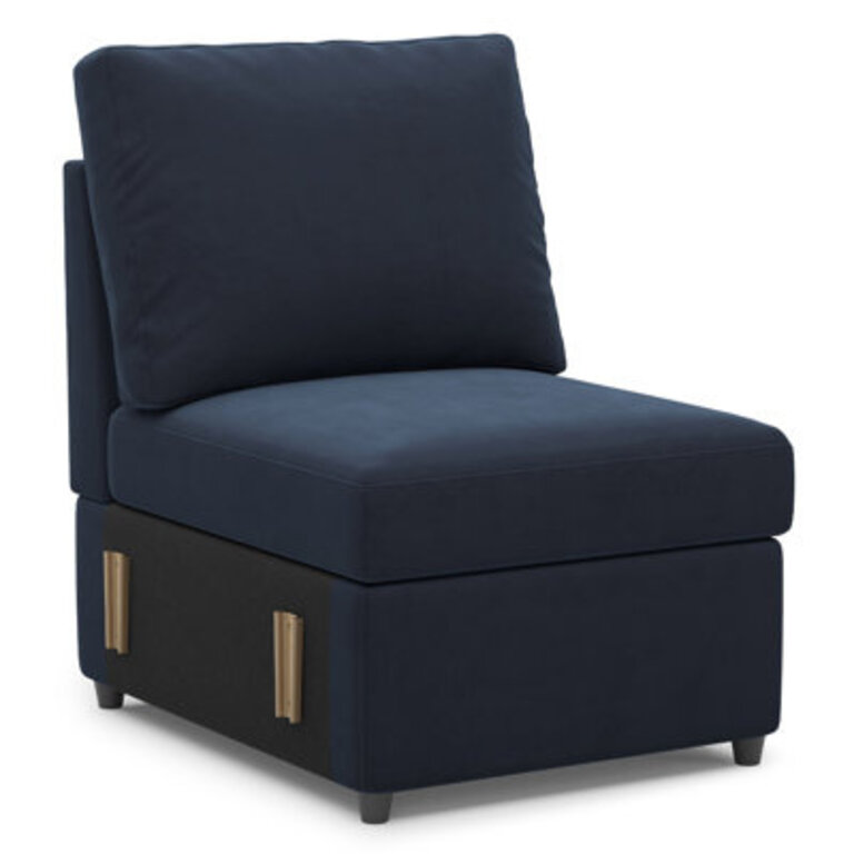 Rafael Armless Chair Single Seat Module For Modular Sectional Sofa